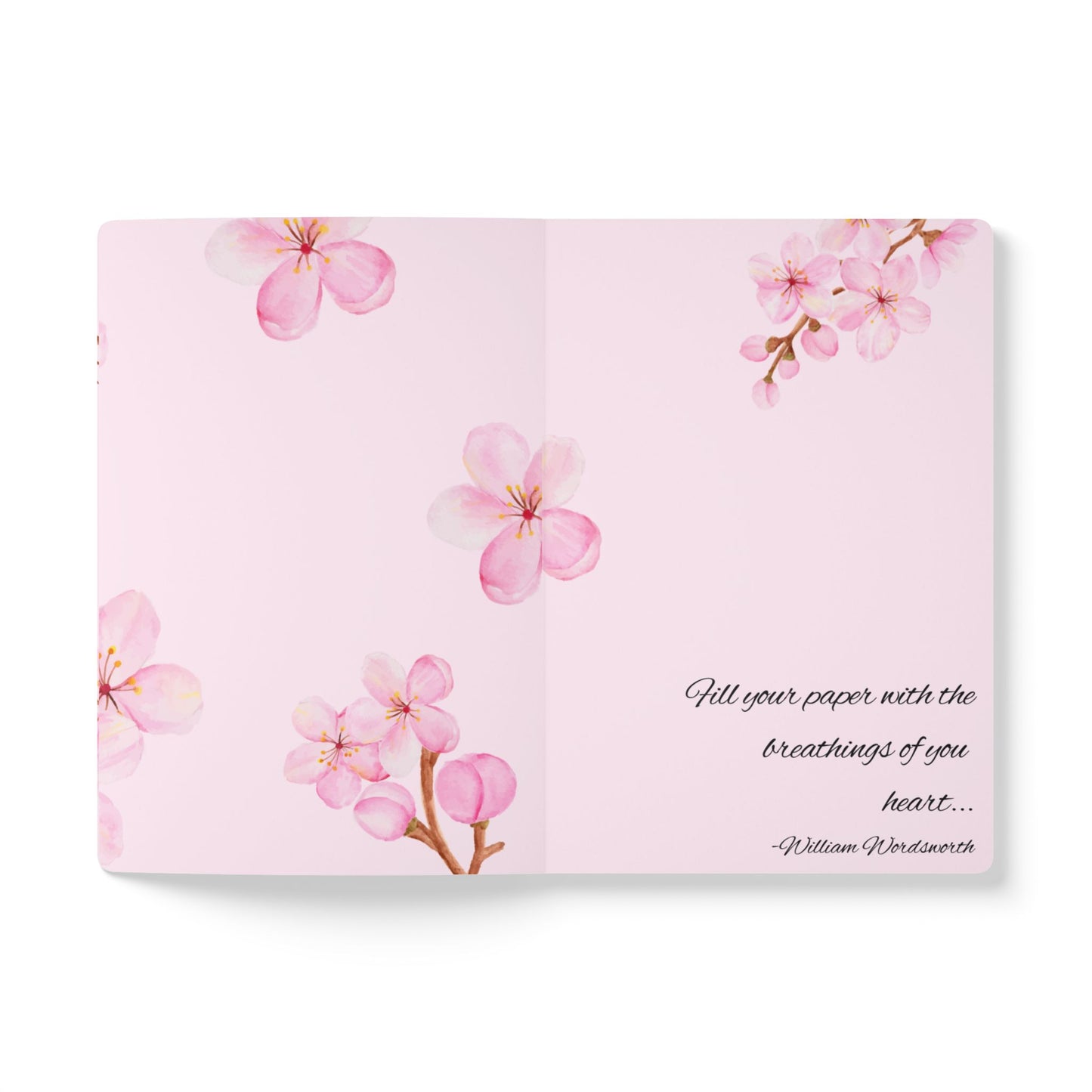 Cherry Blossom Softcover Journal
