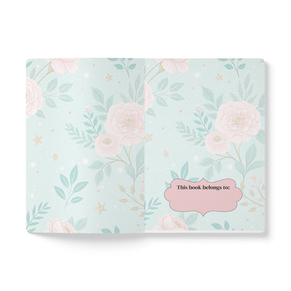 Pink Peony Softcover Notebook