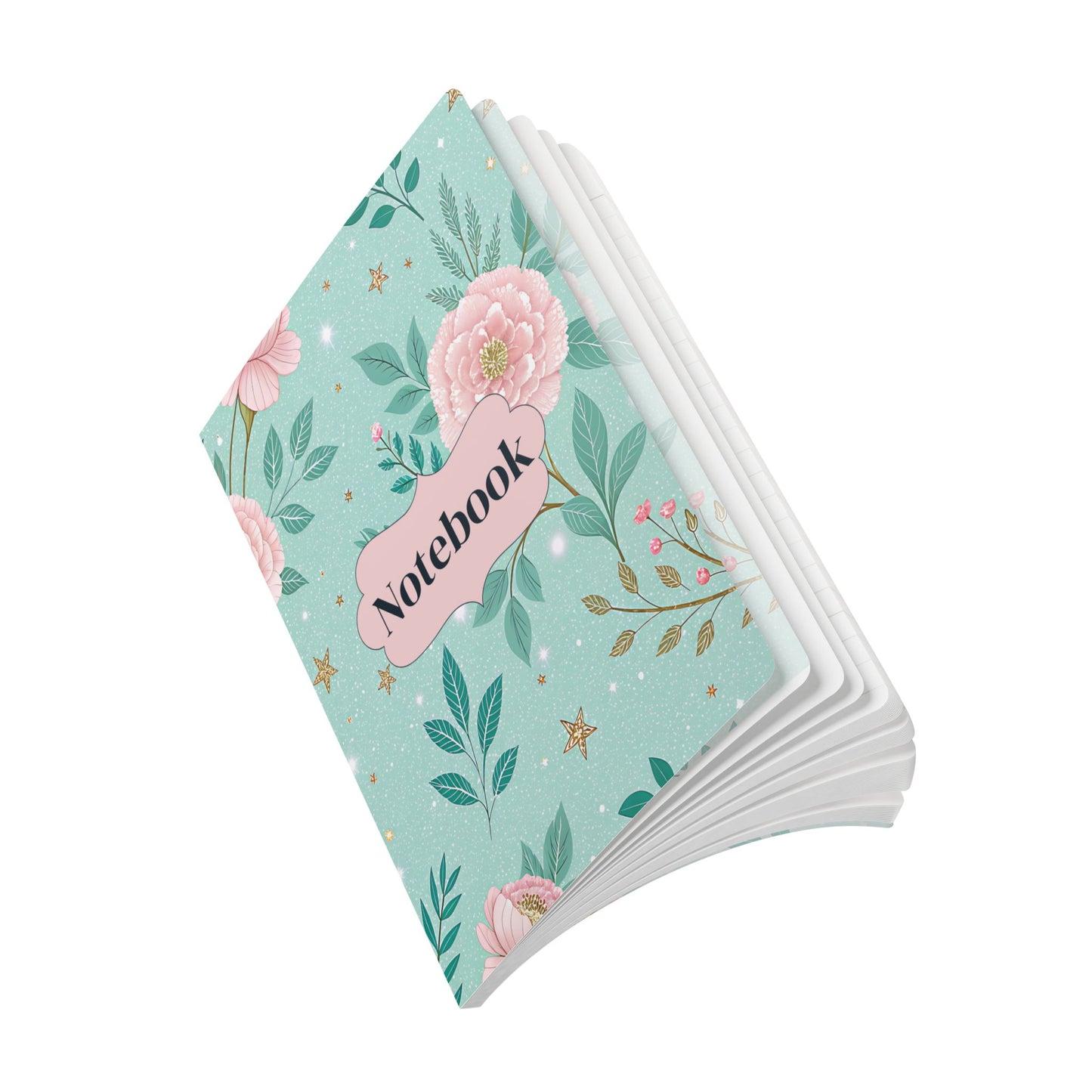 Pink Peony Softcover Notebook