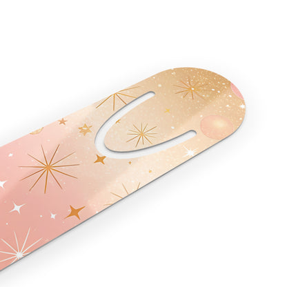 Celestial Orange Metal Bookmark