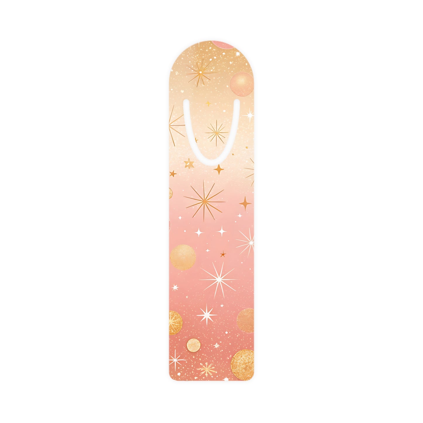 Celestial Orange Metal Bookmark