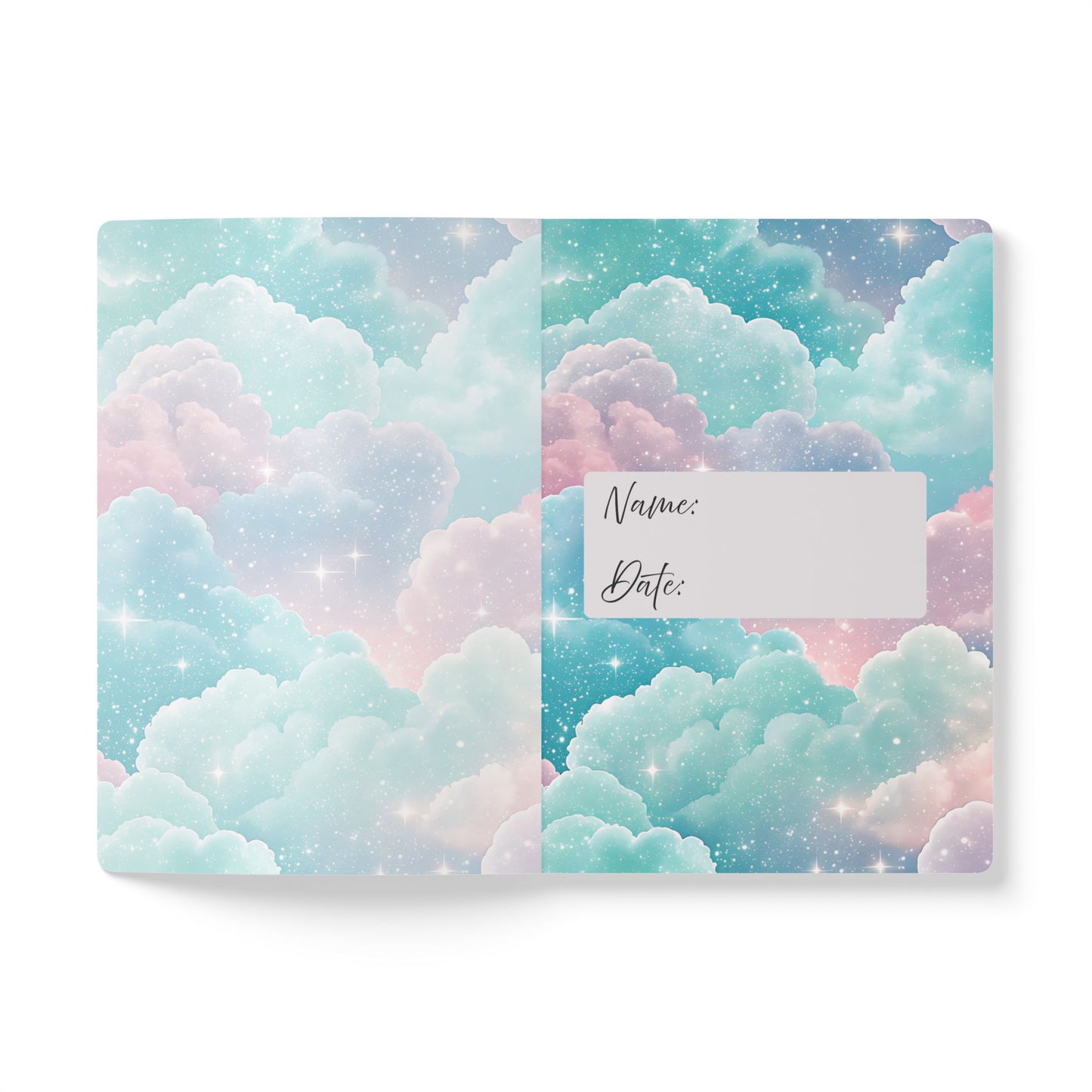 Dreamy Cloud Softcover Notebook