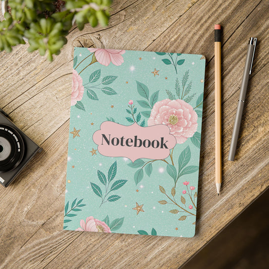 Pink Peony Softcover Notebook
