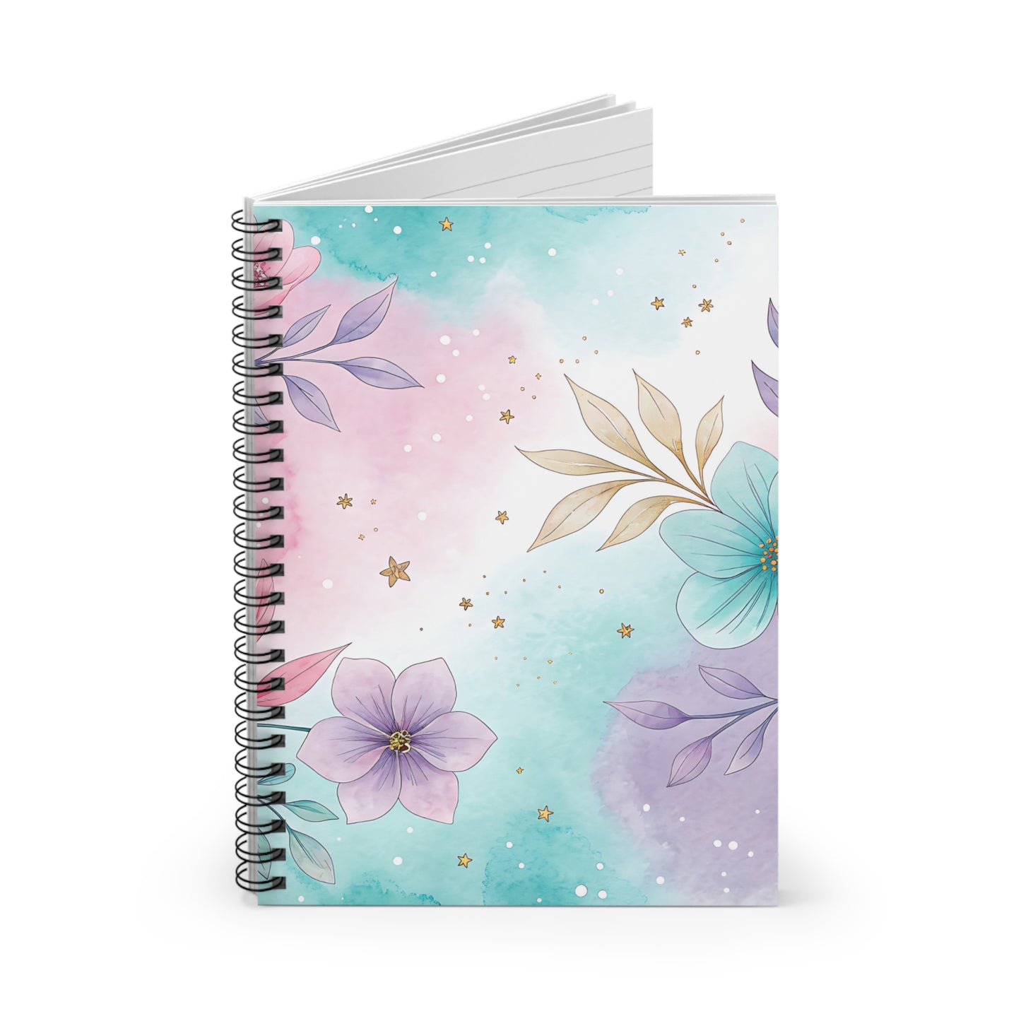 Pastel Floral Spiral Notebook
