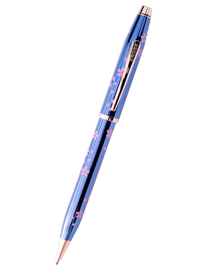 Century® II Cherry Blossom Translucent Blue Lacquer Ballpoint Pen