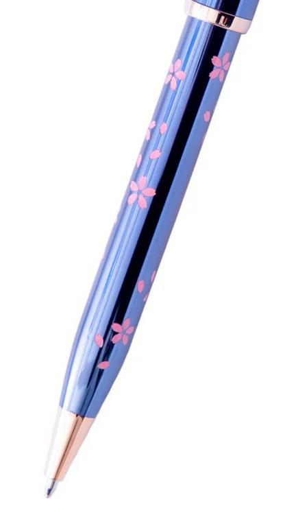 Century® II Cherry Blossom Translucent Blue Lacquer Ballpoint Pen
