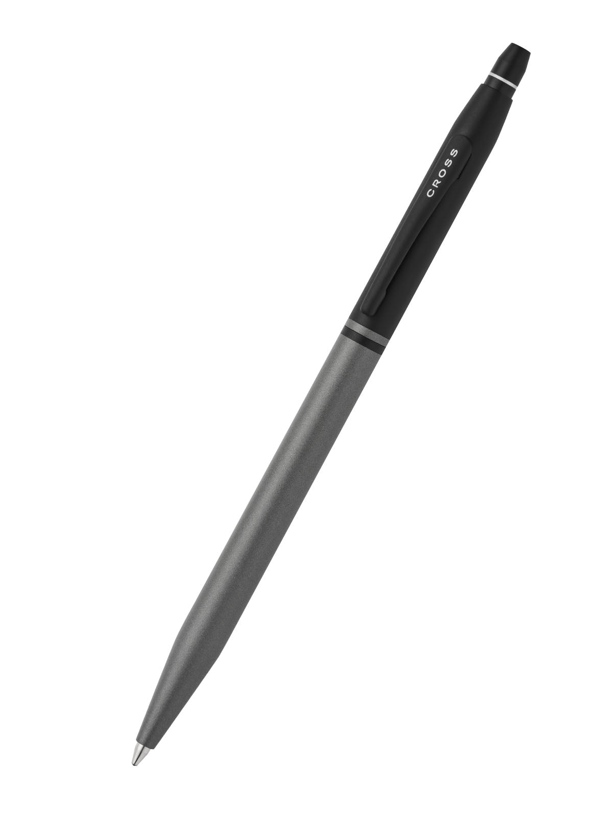 Click™ Tuxedo Satin Metallic Gray Ballpoint Pen