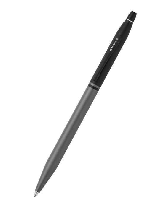 Click™ Tuxedo Satin Metallic Gray Ballpoint Pen