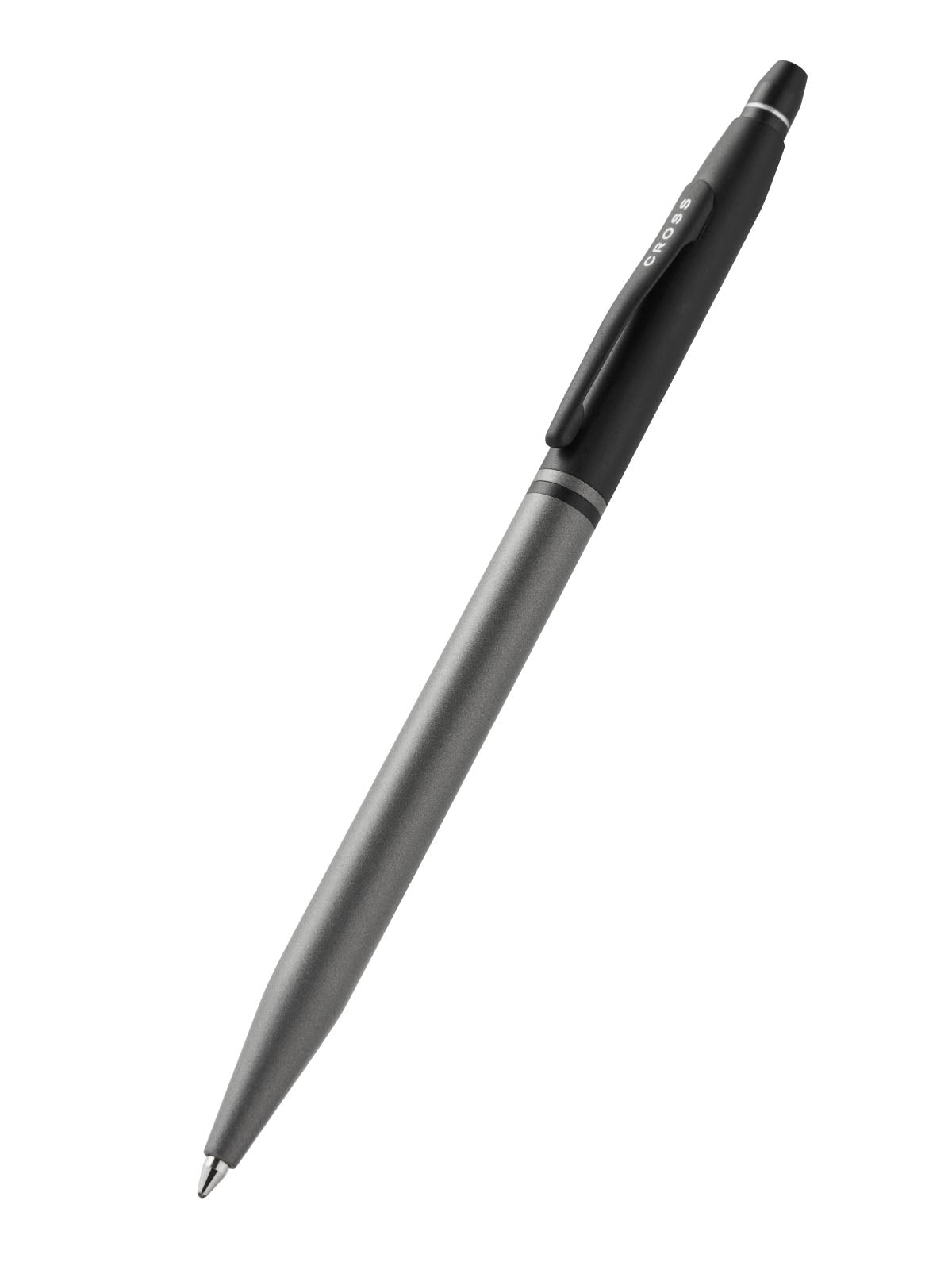 Click™ Tuxedo Satin Metallic Gray Ballpoint Pen