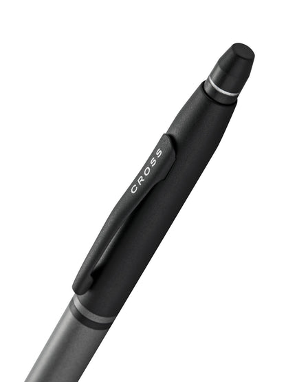 Click™ Tuxedo Satin Metallic Gray Ballpoint Pen