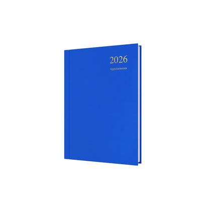 Essential - A5 Day-to-Page Diary with Appointments - 2026 Calendar Year Planner