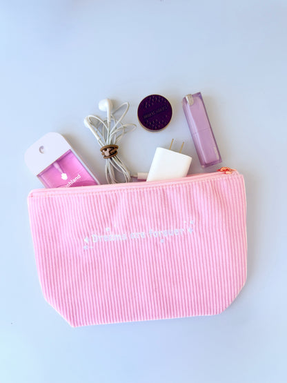 Dreams Are Forever Corduroy Pouch