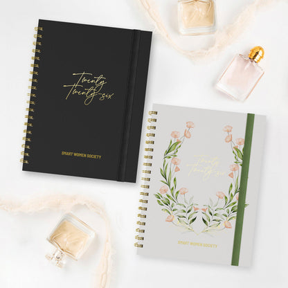 Smart Women Society - B5 Week-to-View - 2026 Calendar Year Diary/Planner - Black