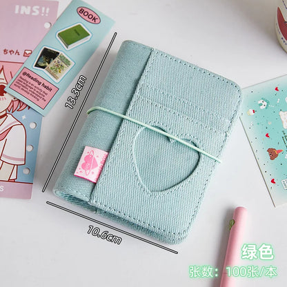 Peekaboo Heart Mini Ring Binder Album